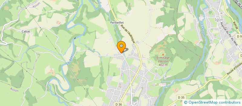 localisation de l'entreprise SCI CLAUDIA  ASSON