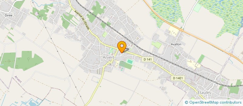 localisation de l'entreprise SCI CLAUDIE  ARVERT