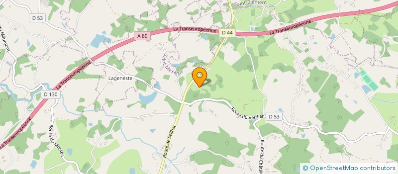 localisation de l'entreprise SCI CLAUDILA  SAINT-MEXANT