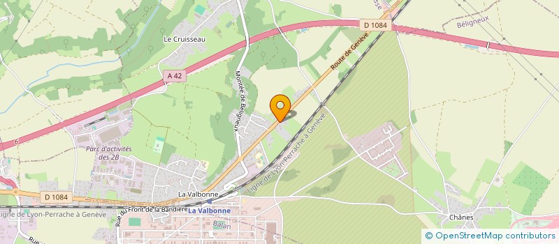 localisation de l'entreprise SCI CLAUDIN à BELIGNEUX