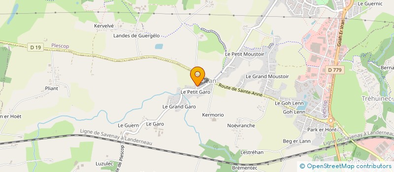 localisation de l'entreprise SCI CLAUDINE ET CIE  PLOEREN