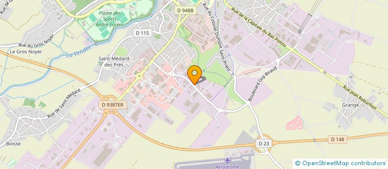 localisation de l'entreprise SCI CLAUDISA  FONTENAY-LE-COMTE