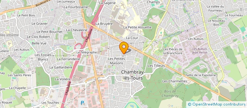 localisation de l'entreprise SCI CLAUDOL  CHAMBRAY-LES-TOURS