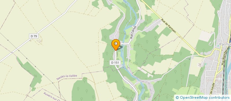 localisation de l'entreprise SCI CLAUDON VERVILLE  NESLES-LA-VALLEE