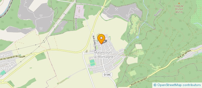 localisation de l'entreprise SCI CLAUDOT  AMNEVILLE