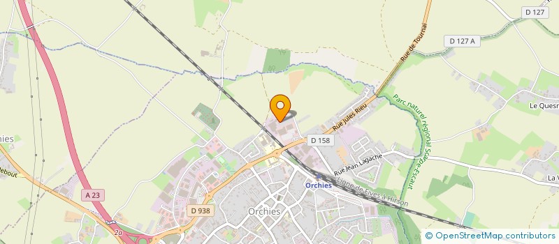 localisation de l'entreprise SCI CLAUDY  ORCHIES