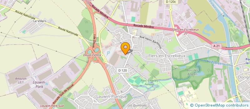 localisation de l'entreprise SCI CLAUDY DET  FLERS-EN-ESCREBIEUX