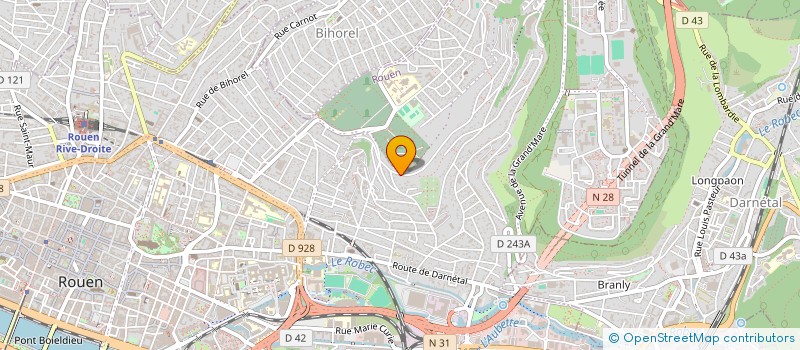 localisation de l'entreprise SCI CLAUGERI à ROUEN