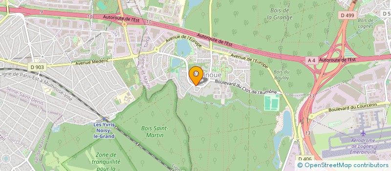 localisation de l'entreprise SCI CLAUJEAN  EMERAINVILLE