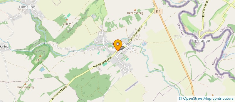 localisation de l'entreprise SCI CLAUMAJOR  BEYREN-LES-SIERCK