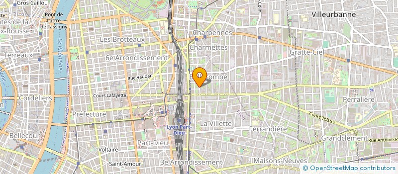 localisation de l'entreprise SCI CLAUNOPHI  LYON