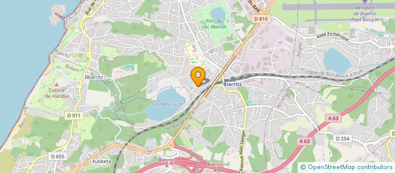 localisation de l'entreprise SCI CLAURA à BIARRITZ