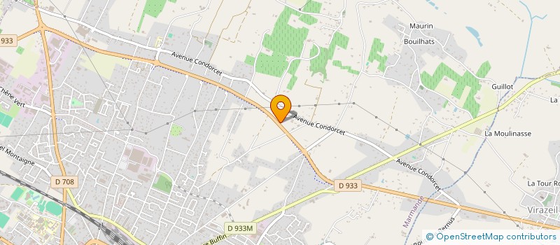 localisation de l'entreprise SCI CLAURELIA  MARMANDE