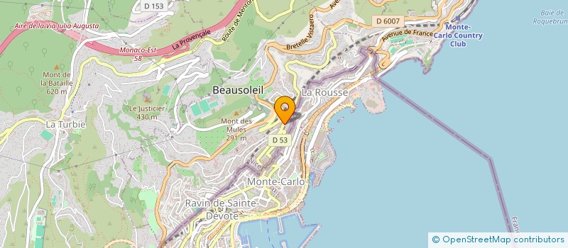 localisation de l'entreprise SCI CLAURENCE  BEAUSOLEIL