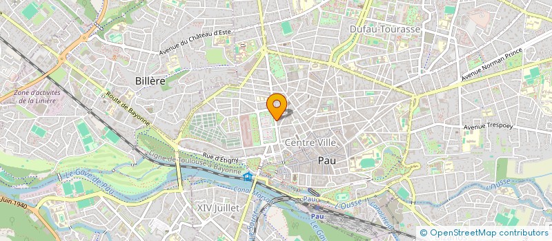 localisation de l'entreprise SCI CLAUROPHIL à PAU