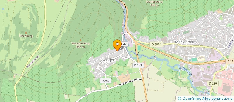 localisation de l'entreprise SCI CLAV  WANGEN