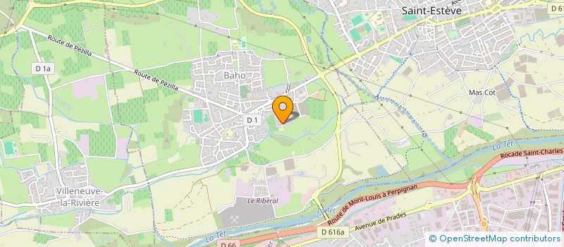 localisation de l'entreprise SCI CLAVAL  BAHO