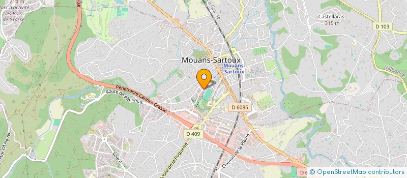 localisation de l'entreprise SCI CLAVAMA à MOUANS-SARTOUX