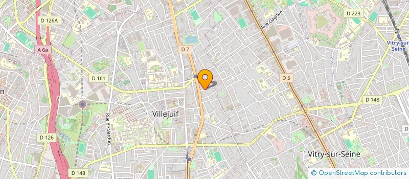 localisation de l'entreprise SCI CLAVANA à VILLEJUIF