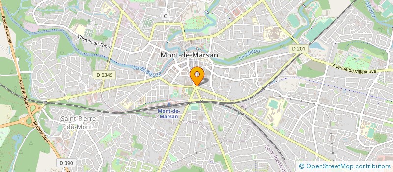 localisation de l'entreprise SCI CLAVE  MONT-DE-MARSAN