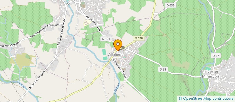 localisation de l'entreprise SCI CLAVE  VILLALIER