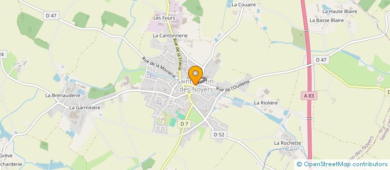 localisation de l'entreprise SCI CLAVE à SAINTE-FLORENCE