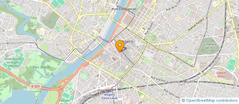 localisation de l'entreprise SCI CLAVEAU à ANGERS