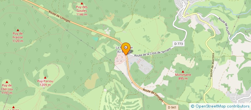 localisation de l'entreprise SCI CLAVEL  ORCINES