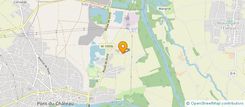 localisation de l'entreprise SCI CLAVELOUX DEVELOPPEMENT  CLERMONT-FERRAND