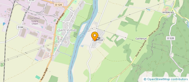 localisation de l'entreprise SCI CLAVERT  LA BALME-LES-GROTTES