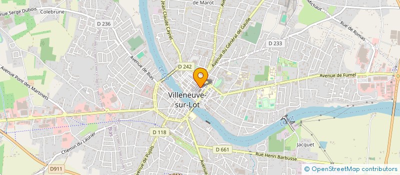 localisation de l'entreprise SCI CLAVET IMMOB  VILLENEUVE-SUR-LOT