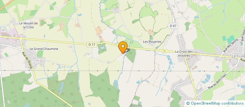 localisation de l'entreprise SCI CLAVIER  OREE-D'ANJOU