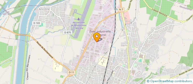 localisation de l'entreprise SCI CLAVINI à MONTELIMAR