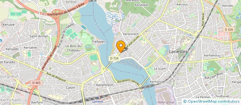 localisation de l'entreprise SCI CLAVISSIMO  LANESTER