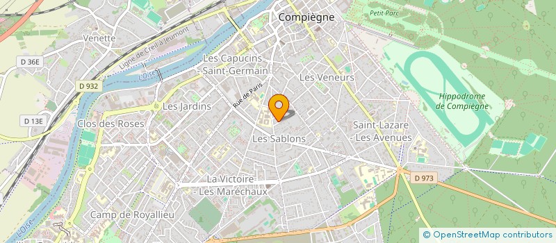 localisation de l'entreprise SCI CLAYE NNPP  COMPIEGNE