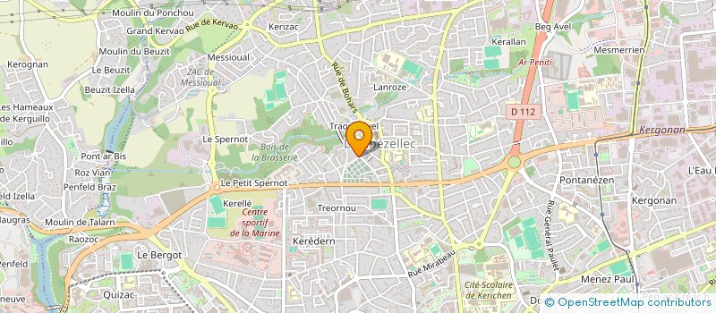 localisation de l'entreprise SCI CLAYLIREC  BREST