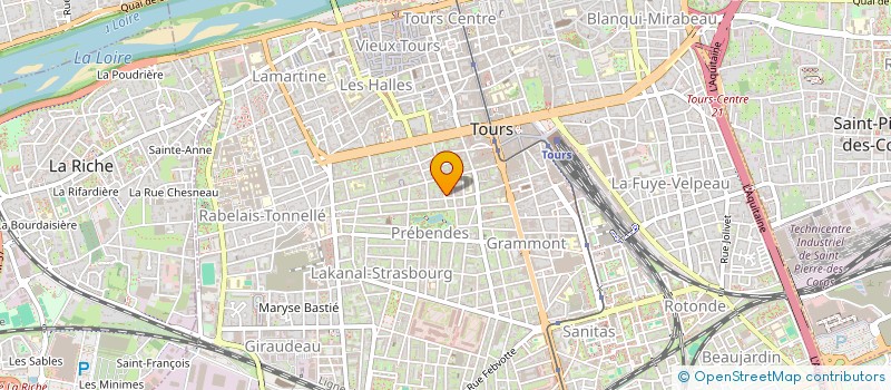 localisation de l'entreprise SCI CLAYVES PATRIMOINE  TOURS