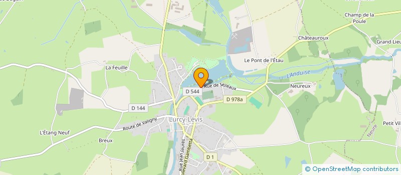 localisation de l'entreprise SCI CLAZO à LURCY-LEVIS