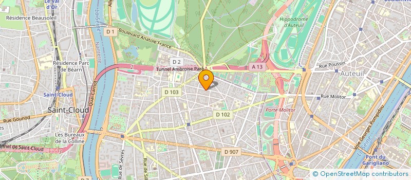 localisation de l'entreprise SCI CLB à BOULOGNE-BILLANCOURT