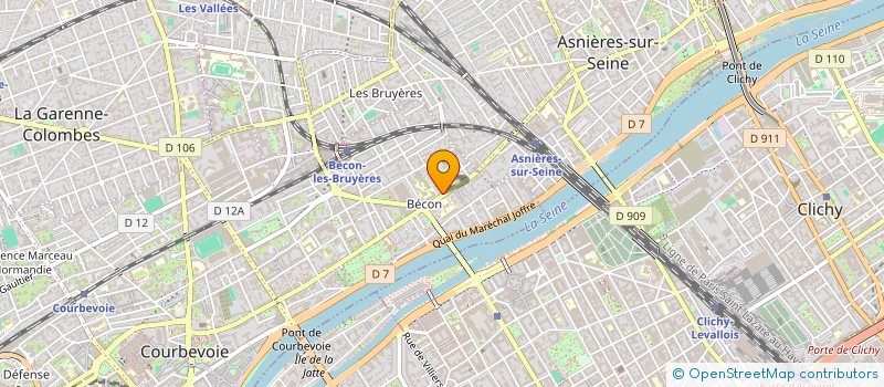 localisation de l'entreprise SCI CLB à COURBEVOIE