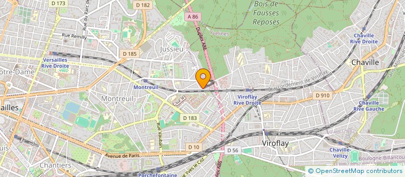 localisation de l'entreprise SCI CLB à VERSAILLES