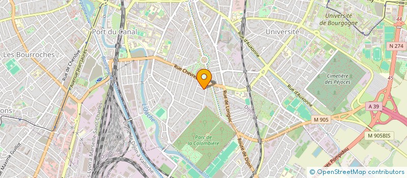 localisation de l'entreprise SCI CLBB à DIJON