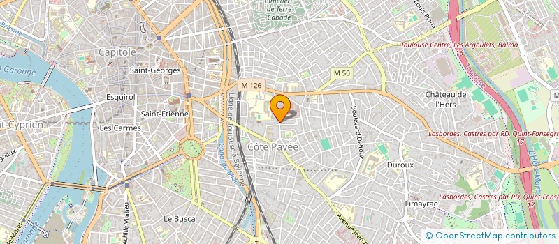 localisation de l'entreprise SCI CLC  TOULOUSE