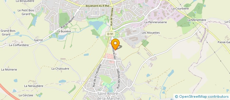 localisation de l'entreprise SCI CLC à SEVREMOINE