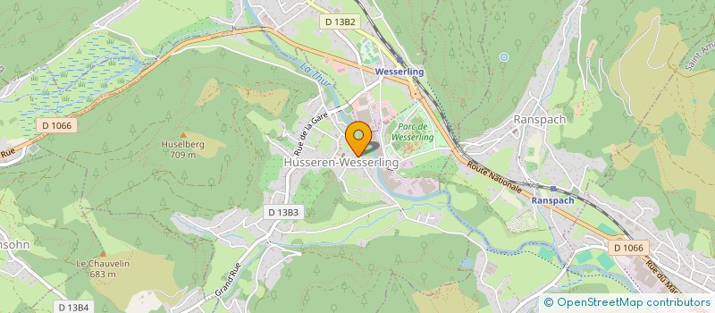 localisation de l'entreprise SCI CLC  HUSSEREN-WESSERLING