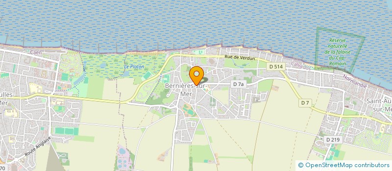 localisation de l'entreprise SCI CLC  BERNIERES-SUR-MER