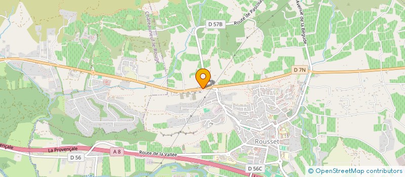 localisation de l'entreprise SCI CLC  ROUSSET