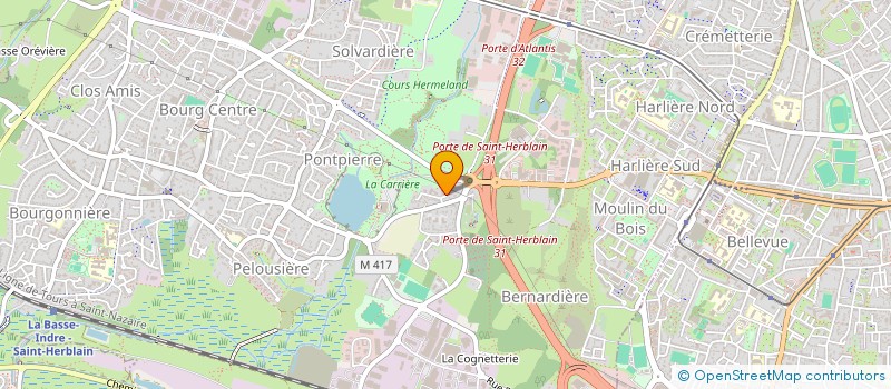 localisation de l'entreprise SCI CLC  ST-HERBLAIN