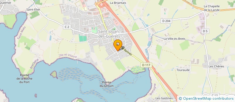 localisation de l'entreprise SCI CLC IMMO  SAINT-JOUAN-DES-GUERETS