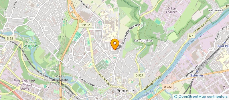 localisation de l'entreprise SCI CLCC  PONTOISE